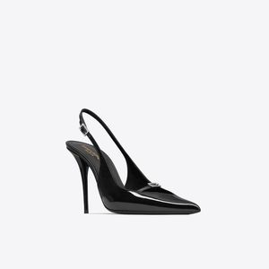 LUNA SLINGBACK PUMPS IN PATENT LEATHER